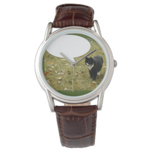 Funny Cool Say etwas Kitty Fotograf Armbanduhr