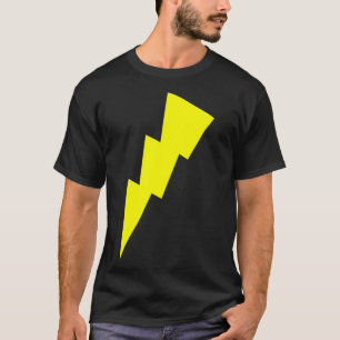 Funny Cool Yellow Lightning Bolt Sign Lights Race T-Shirt