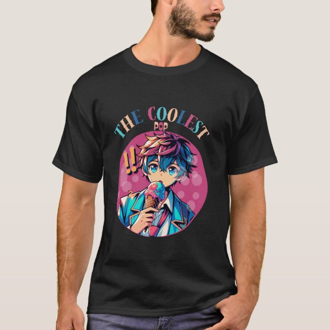 Funny Coolster Pop Pop Ice Creme T Shirt (Vorderseite)