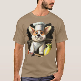 Funny Corgi Koch Cooking Food Dog Corgi T-Shirt