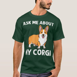 Funny Corgi Kunst für Männer Frauen Walisischer Co T-Shirt
