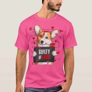 Funny Corgi Pembroke Welsh Owner Dog Lovers Herz T-Shirt