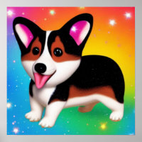 Funny Corgi Puppy Dog