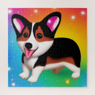 Funny Corgi Puppy Dog Puzzle
