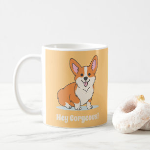 Funny Corgi Puppy Kaffeetasse