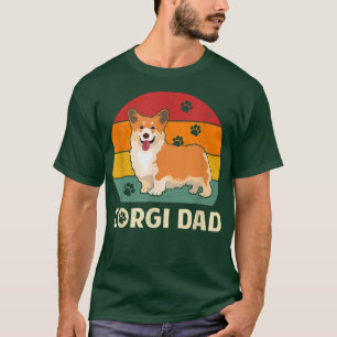 Funny Corgi Vater Fathers Day Gift Husband Dog Pet T-Shirt