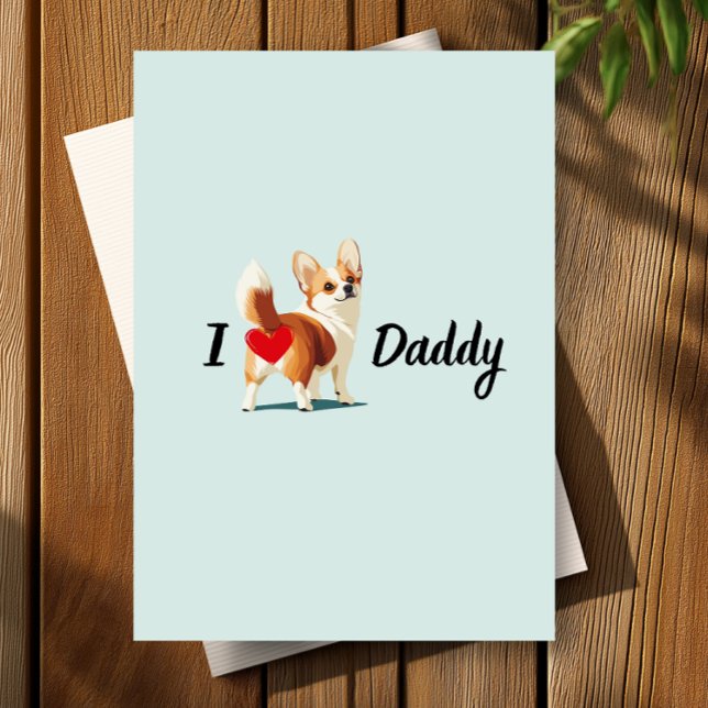 Funny Corgi vom Hintern des Hauses Bum Joke Vather Dankeskarte (Von Creator hochgeladen)