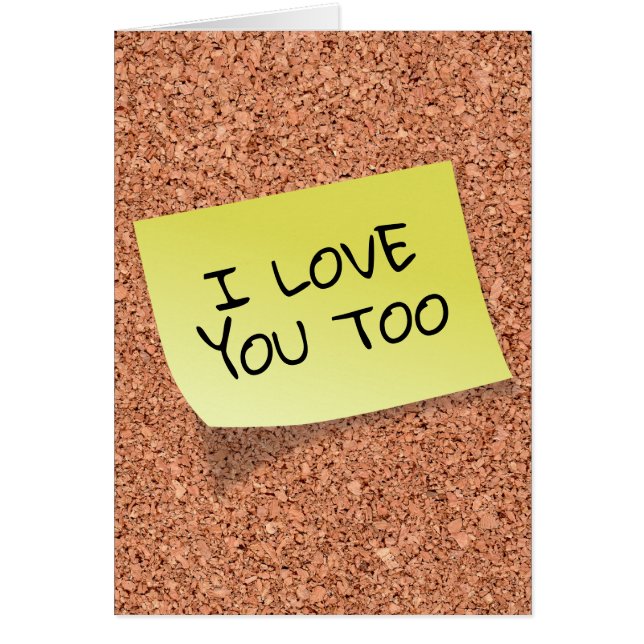 FUNNY Cork Board mit anpassbaren Texten (Vorne)