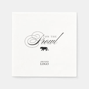 Funny Cougar On The Prowl Bar Restaurant Cocktail Serviette