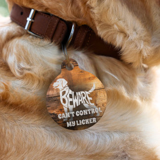 Funny Country Individuelle Name Round Pet Tag Haustiermarke