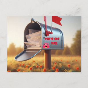 Funny-Country Mailbox Sie haben E-Mail Got - Postk Postkarte
