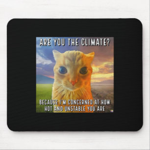 Funny Couple Valentine Orange Cat Meme sind Sie Mousepad