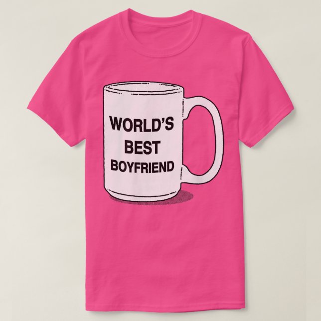 Funny Couplefor MenWorlds Best Boyfriend Tasse T-Shirt (Design vorne)