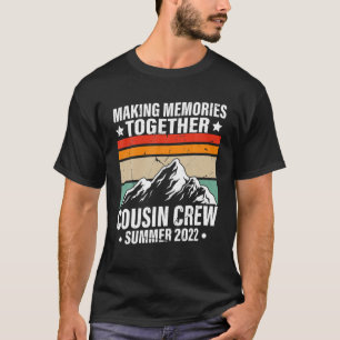 Funny Cousin Crew 2022 Sommerferien Familienlager T-Shirt