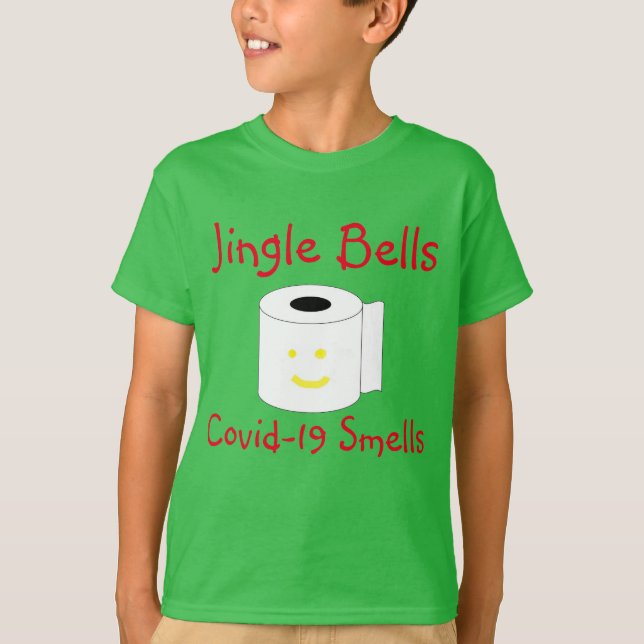 Funny Covid-19 Weihnachten T-Shirt (Vorderseite)