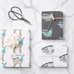 Funny Covid Animal Christmas Geschenk Wrap Set Geschenkpapier Set<br><div class="desc">Mit diesem lustigen Set von covid tierischer Packpapier jubeln Sie Ihre Lieben in diesem Jahr! Umfasst "Ach Hirsche,  was für ein Jahr",  "Sag mir,  wann es vorbei ist" und "Baby,  es ist draußen gesäumt"</div>