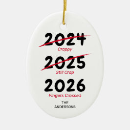 Funny Covid Weihnachten 2022 Keramik Ornament