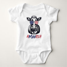 Funny Cow A-MOO-rica Patriotic