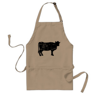 Funny Cow Cuts of Meat Schürze