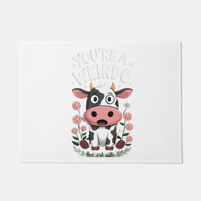 Funny Cow Doormat Fußmatte (Vorderseite)