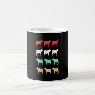 Funny Cow Gift Idea  Kuh Farm Geschenk Verwandlungstasse