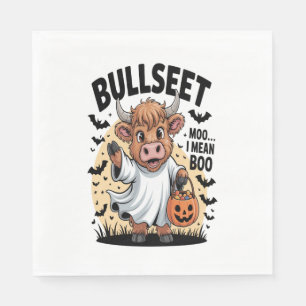 Funny Cow Halloween Serviette