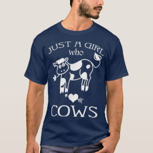 Funny Cow liebt Bauer Markt Bio Lebensmittelproduk T-Shirt