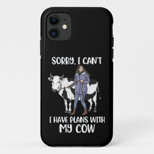 Funny Cow Lover Frauen Niedliche Kuh Gabe Mädchen Case-Mate iPhone Hülle