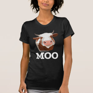 Funny Cow Moo Farm Animal Spaß T-Shirt