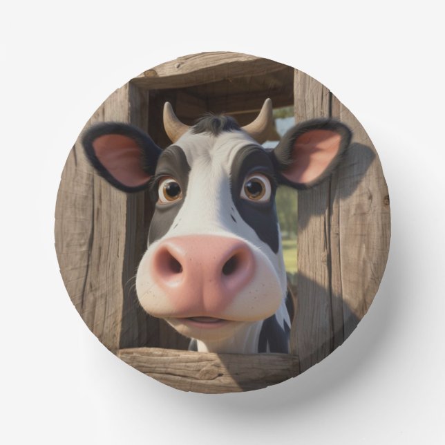 Funny Cow Pappteller (Vorderseite)
