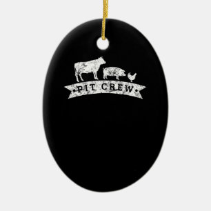 Funny Cow Pig Chicken Liebhaber Geschenk Funny G Keramik Ornament