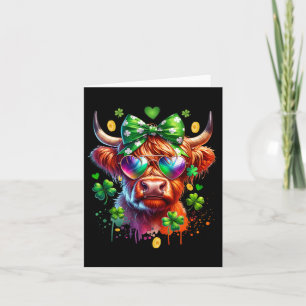 Funny Cow St Patricks Day Karte