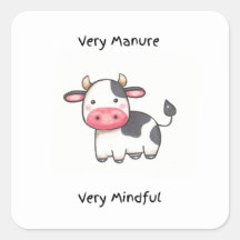 Funny Cow Sticker