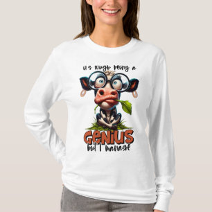 Funny Cow Tee Shirt für Männer oder Frauen