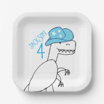Funny Cowboy Trex Dinosaur Kindergeburtstag