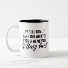 Funny Coworker Best Friend Gift Idee Zweifarbige Tasse