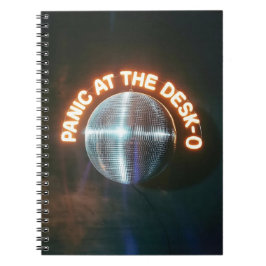 Funny Coworker Gift - Panic at the Desk Disco Ball Notizblock