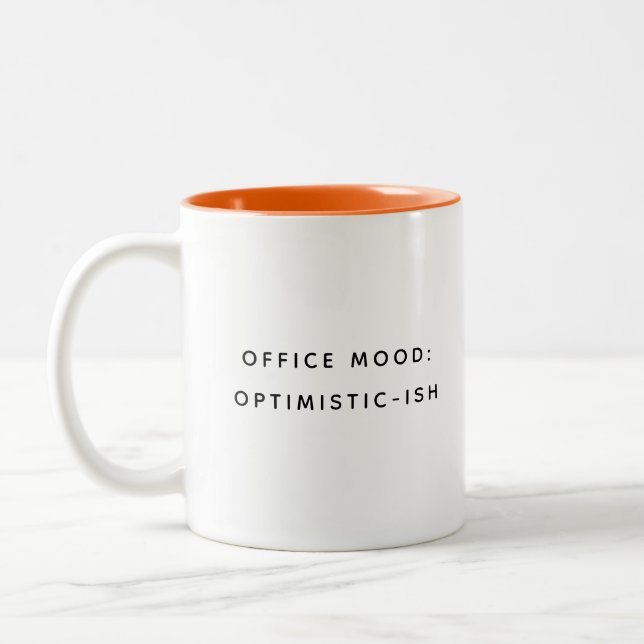 Funny Coworker Quotes Office Humor Gift Mug Zweifarbige Tasse (Links)