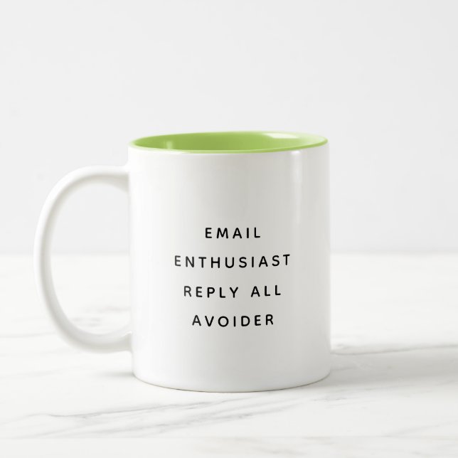 Funny Coworker Quotes Office Humor Gift Mug Zweifarbige Tasse (Links)
