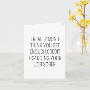 Funny Coworker Rentirement Party für ihn oder sie Karte