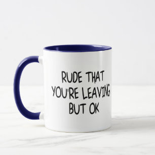 Funny Coworker Verlasse Abschied von Abschied Tasse