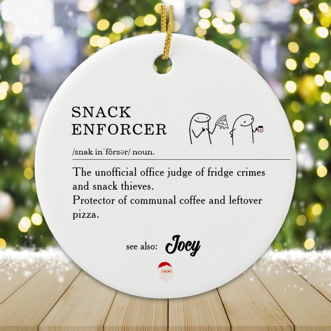 Funny Coworker Workplace Office Christmas Meme Art Keramik Ornament (Funny Coworker Workplace Office Christmas Meme Art Ceramic Ornament)