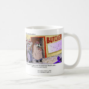 Funny Cows: Cow Mafia Al Cowpone Coffee Tasse