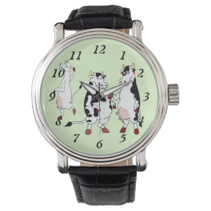 Funny Cows Originale Kunst Armbanduhr