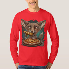 Funny Coyote Eßpizza T-Shirt