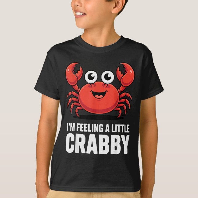 Funny Crab Costume For Men Women Crab Eating Fan C T-Shirt (Vorderseite)