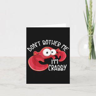 Funny Crab Kostüme für Männer Frauen Krebserkranku Karte