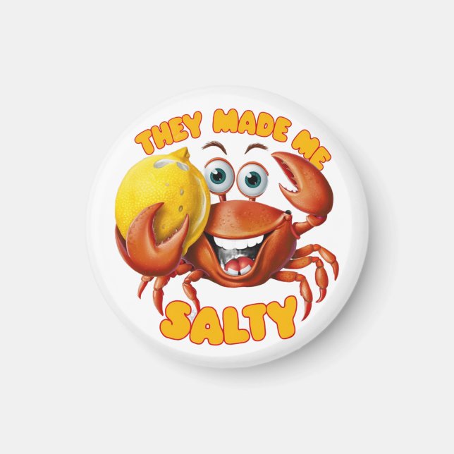 Funny Crab Magnet (Vorne)