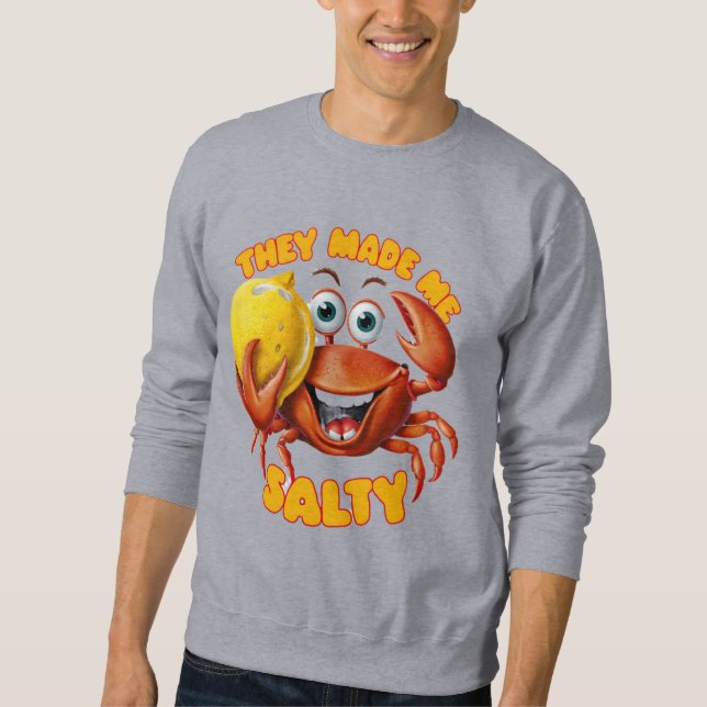 Funny Crab Sweatshirt (Vorderseite)