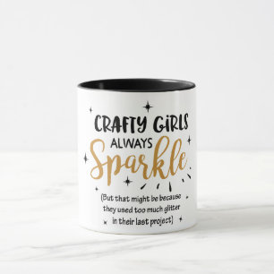 Funny Crafty Girls Tasse